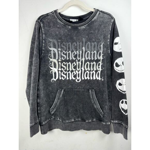 Disney Nightmare Before Christmas Jack Grunge Gothcore Emo Skull Casual Sweater - Picture 1 of 8